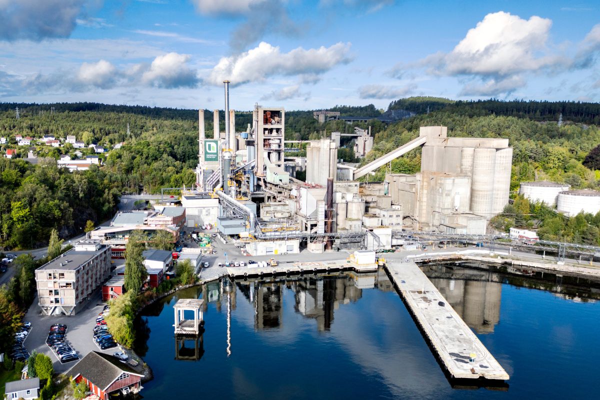 The Big Catch unit at Heidelberg Materials' Brevik cement plant in Norway